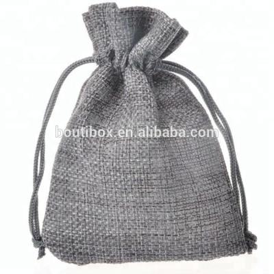 China Boutibox BB-T78 Recyclable Eco-friendly Custom Jute and Cotton Drawstring Bags Muslin Canvas Small Pouch for sale