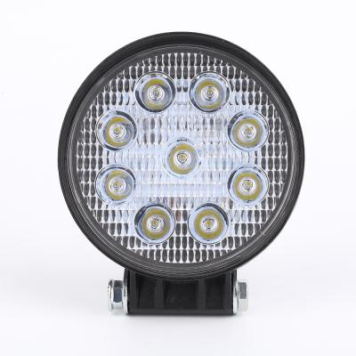 China DC 12-24V Round LED Work 4 Inch 27W Truck Light Waterproof 27W Work Light for sale