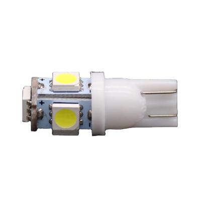 China T10 5050-5SMD UNJOYLIOD led auto bulb T10 high brightness LED car bulb T10 5050 5smd w5w 194 car led bulb for sale