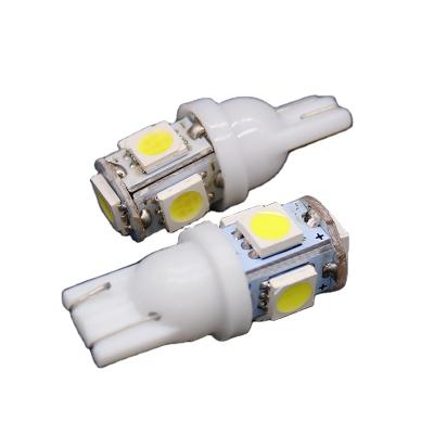 China T10 5050-5SMD UNJOYLIOD hot sale and good quality t10 parking bulb 5050 car led lights t10 for sale