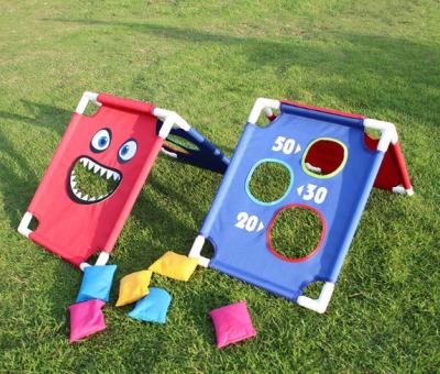 China New Design Easy Kids Games Outdoor Cornhole Game Training Sandbag Board Game Set For Kids for sale