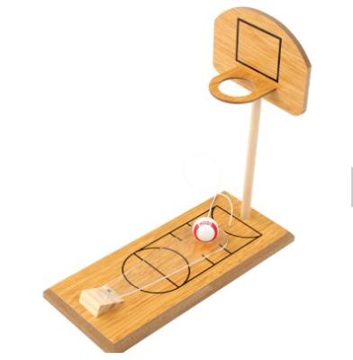 China Eco-friendly Material Professional Cheap Indoor Games For Kids Wooden Mini Basketball Toy Table Top Games for sale