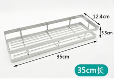 China 35cm Sticking Kitchen Organizer Rack SUS304 Stainless Steel Material for sale