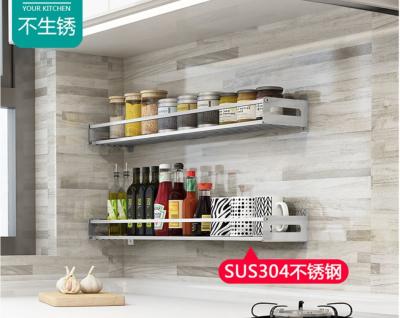 China Single Layer Wall Mounted Kitchen Storage , Dish Organizer Rack With Falling Holder for sale