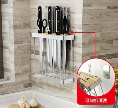 China El estante de la pared de la cocina del bloque del cuchillo, soporte de la tabla de cortar equipa el estante de la ejecución de la cocina en venta