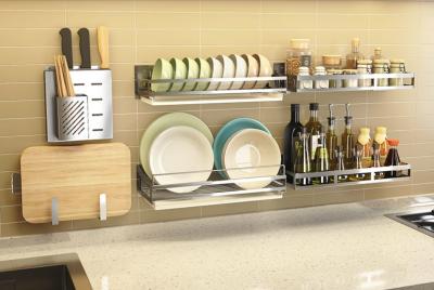 China Rust - Resistant Steel Rack For Kitchen , Stable Metal Kitchen Rack Shelves for sale