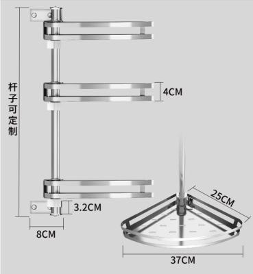 China Wall Corner Installation Rack Bathroom Racks And Shelves With Multi Layers for sale