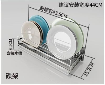 China Anti - Corrosive Metal Over The Sink Dish Drainer Wall Mount By Sticking Or Drilling for sale