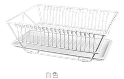 China Metal Construction Kitchen Drying Rack , Removable Stainless Dish Rack for sale