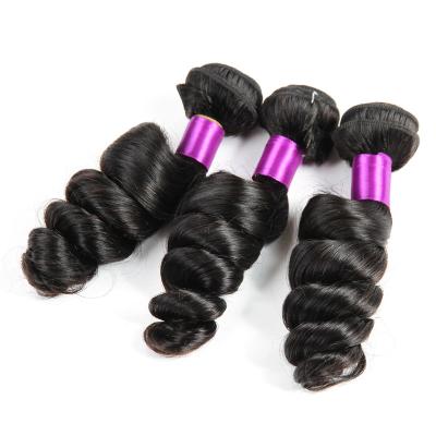 China Best Loose Wave Brazilian Virgin Hair Unprocessed Loose Wave Hair 100% Virgin Hair Bundles Selling for sale