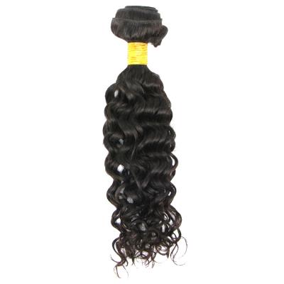 China Brazilian Deep Wave 1B Color Water Wave Hair Bundles for sale