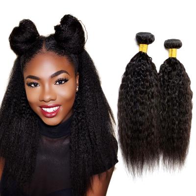 China Wholesale CURLY STRAIGHT 10a Grade Unprocessed Yaki Brazilian Virgin Straight Hair Curly Bundles for sale