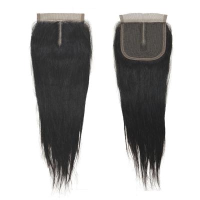 China Cheap Wholesale Indian Hair Straight 1*4 T Closure Straight Lace Part Lace Closure for sale