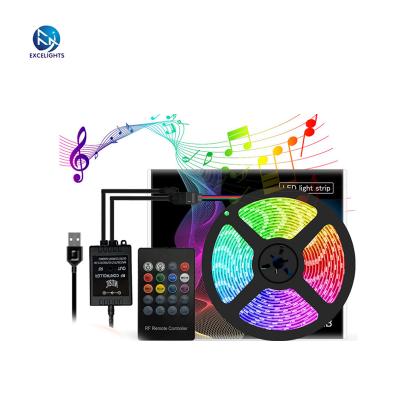 Chine LANDSCAPE China New Product Led 5050 RGB Light Strip 24v USB Music Voice Control Indoor Lamp Led Strip Light à vendre