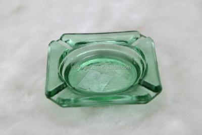 China eco-friendly square glass ashtray, colored glass ashtray, ashtray for sale