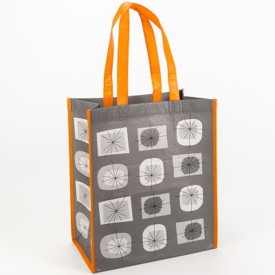 China Hot Sale Custom Reusable Grocery Rpet Eco-Friendly Laminated Shoulder Tote Film Bag for sale