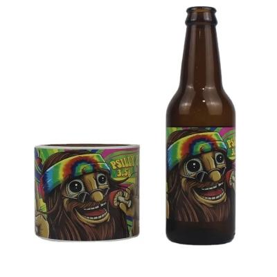 China Wholesale Price Waterproof Custom Printing Private Labels Waterproof Sticker For Beer Bottle for sale