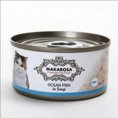 China Waterproof Custom Pet Food Canned Waterproof Label Vinyl Bottle Label Maker Price Sticker For Pet Food Bottle for sale