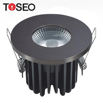 China Modern Hot Selling Led Fire Rated Ceiling Led Light IP65 10w COB Downlight Recessed Bezels Exchangeable Bathroom Downlight for sale