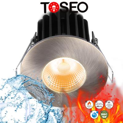 China Modern Downlight Suppliers 10w cob led downlight recessed fire rated fire bathroom toilet Ip65 mr16 down lights for sale