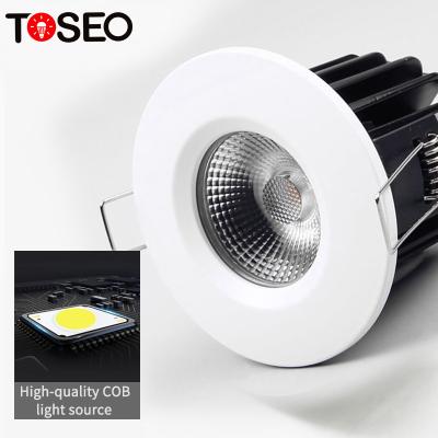 China Modern down lighting manufacturers recessed ceiling downlight IP65 GU10 squares fireproof with heatsink spotlight for sale