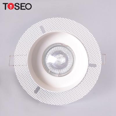 China Modern Round Narrow Beam Trimless Anti-glare Deep Recessed Downlight for sale