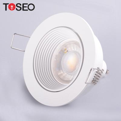 China Modern Commercial Mr16 Pure Aluminum Fixed Deep Recessed Anti Glare Downlight for sale