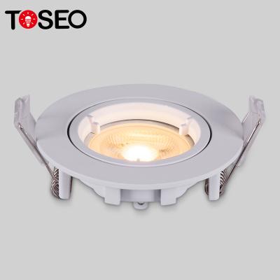 China Modern Down Lighting Manufacturers Recessed Angle GU10 Adjustable Spot Light Good Quality Die Cast Downlights Aluminum Box Front Repl for sale