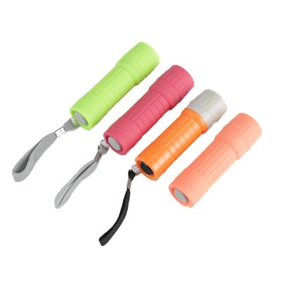 China Mini Promotion Cheap Cob Emergency Mini Promotion Cheap Cob Portable ABS Plastic Sun Small Portable Light Flashlight Colorful Led Torch for sale