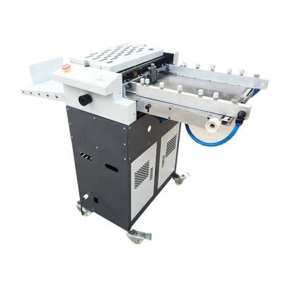 China Factory 480 Advertising Company Office Using Automatic Feeding Small Sheets Paper Perforating Creasing Machine for sale