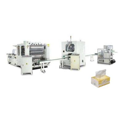 China Hotels Poland Italy Spain Mexico Saudi Arabia Egypt Box Drawing Soft Drawing V N 1/4 Inter-Folded Facial Tissue Paper Making Machine for sale