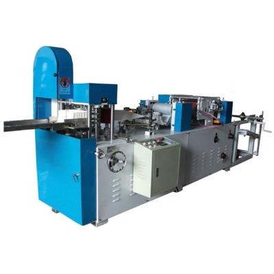 China Embossed Pocket Tissue Paper Napkin Folding Machine Factory 1-2 Colors Printing for sale