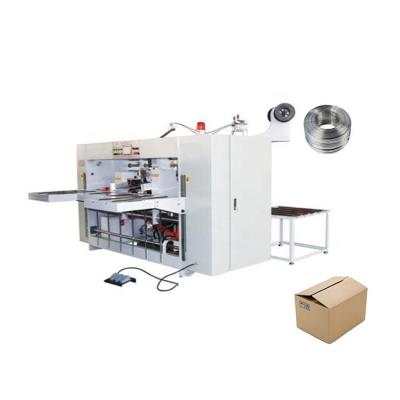 China Garment Shops Double Pieces Semi-automatic Cardboard Box Forming Making Machine Quilting Price In India Spain Russia for sale