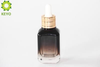 China Thick Bottom Amber Glass Dropper Bottles For Foundation / Concealer Capacity 40ml for sale