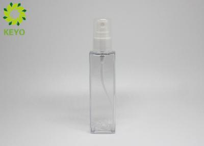 China 100ml Plastic Empty Face Mist Bottle / Cosmetic Spray Bottles Custom Color Acceptable for sale