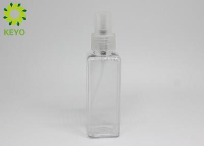 China Square Shape Cosmetic Spray Bottles , Clear Plastic Spray Bottles for sale