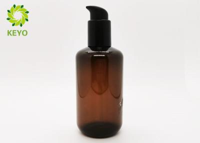 China Amber Shampoo And Conditioner Bottles / Empty Plastic Pump Bottles 150ml for sale