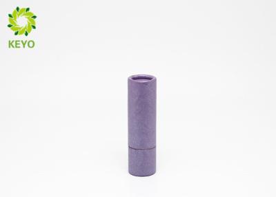 China Custom Made Empty Lipstick Containers , Handmade Paper Lip Balm Tubes for sale