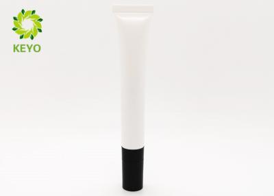 China Round Matte White Cosmetic Eye Cream Tube 0.67 OZ Custom Design Acceptable for sale