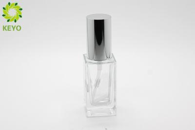 China Square Clear Glass Foundation Bottle 30 Ml for sale