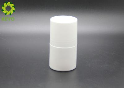 China Round Deodorant Stick Containers Antiperspirant Roller Bottle White Color Capacity 60g for sale