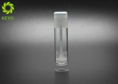 China 13g Round Shape Empty Lip Gloss Tubes Thin Wall Transparent AS Plastic for sale