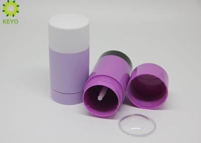 China Injection Color Paint Frosted Deodorant Stick Containers Cosmetic Twist Up Container for sale