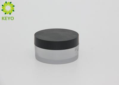 China Matte Finish PET Plastic Face Mask Jar 50g Round Skin Cream Containers for sale