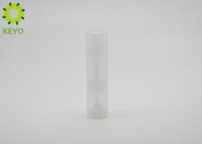 China Transparent PP Plastic Empty Lipstick Tube Container Top Filled 20g for sale