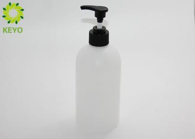 China 500ml HDPE White Plastic Pump Bottle For Hand Washing Sanitizer Disinfectant for sale