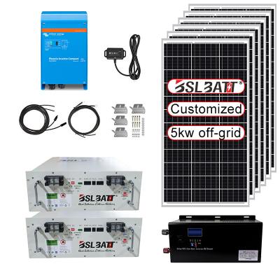 China Home BSLBATT 20 KW Solar Power Systems Off Grid Solar Power System With Battery Backup for sale