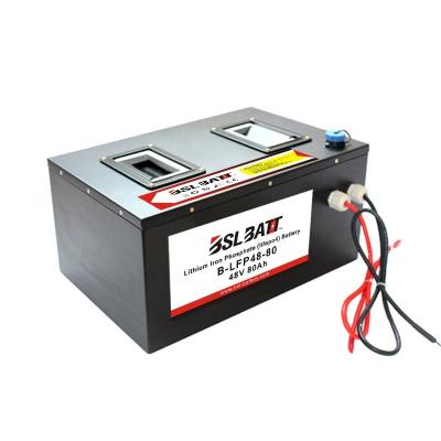 China Auto protection with battery management system internally customized lithium ion battery 48v 50ah 60v 72v 80ah lifepo4 battery for golf car for sale