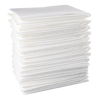 China Disposable Disposable Square Grain Embossed Large White Bath Bathroom Towels for sale