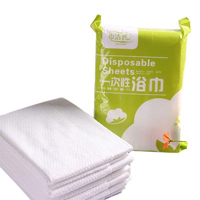 China Disposable new products 2022 single large size thick disposable towels disposable bath towels for sale